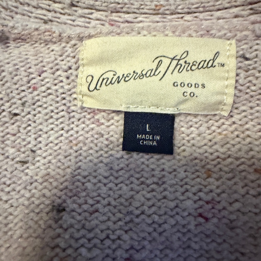 Universal Thread Lavender Button-Up Cardigan - image 2